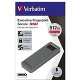 Verbatim Executive Fingerprint Secure SSD 512 GB USB-C