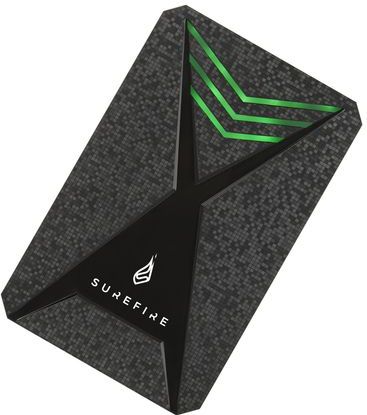 SureFire - Gaming Bunker - Harde Schijf - 2 TB - USB 3.2 GEN 1 - RGB Verlichting