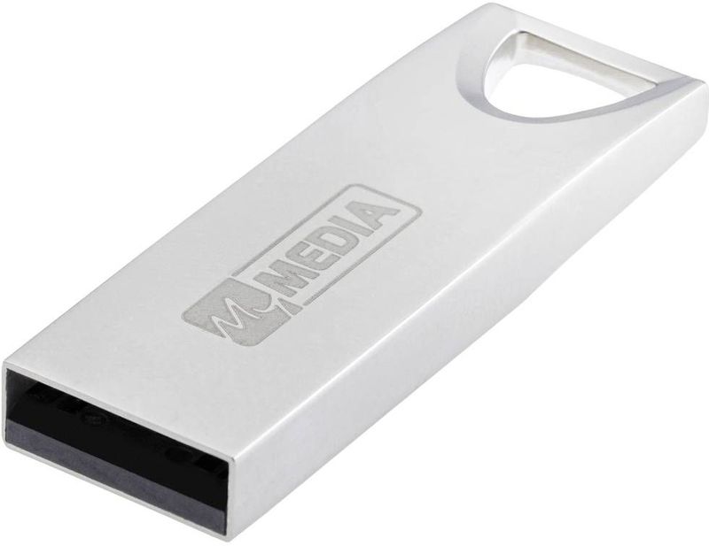 MyMEDIA My Alu USB 2.0 Drive USB-stick 16 GB Zilver 69272 USB 2.0