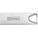MyMEDIA My Alu USB 2.0 Drive 69274 USB-stick 64 GB USB 2.0 Zilver