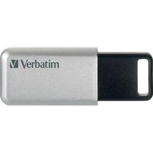 Verbatim Secure Pro USB-stick 32 GB Zilver-zwart 98665 USB 3.2 Gen 1 (USB 3.0)