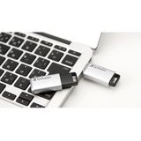 Verbatim Usb 3.0 schijf 64gb Secure Data Pro (pc Mac) (64 GB, USB 3.0, USB A), USB-stick, Zilver