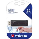 Verbatim Slider - USB-Stick32 GB - Zwart