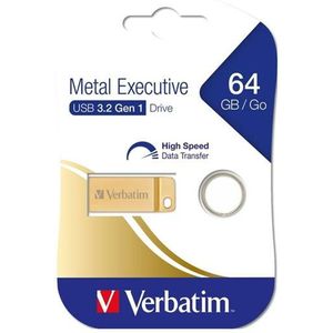 Verbatim METAL EXECUTIVE USB-stick 64 GB Goud 99106 USB 3.2 Gen 1 (USB 3.0)