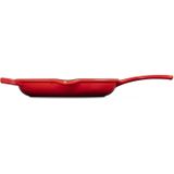 Le Creuset - Skillet - Kersenrood - Geëmailleerd Gietijzer