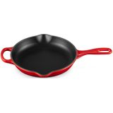 Le Creuset - Skillet - Kersenrood - Geëmailleerd Gietijzer