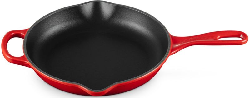 Le Creuset - Skillet - Kersenrood - Geëmailleerd Gietijzer