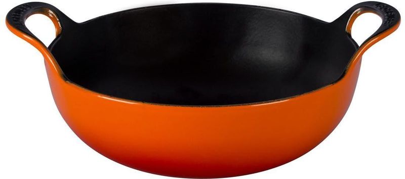 Le Creuset - Gietijzeren Balti-pan - Oranjerood - 24cm