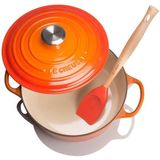 Le Creuset - Signature - Braadpan - Oranjerood - Gietijzer - Ø 24 cm
