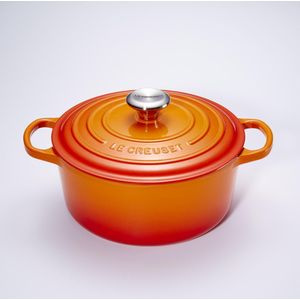 Le Creuset - Signature - Braadpan - Oranjerood - Gietijzer - Ø 24 cm