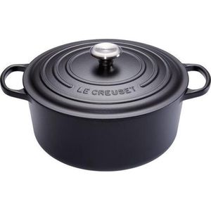 Le Creuset Braadpan Signature Mat Zwart ø28cm 6.7L