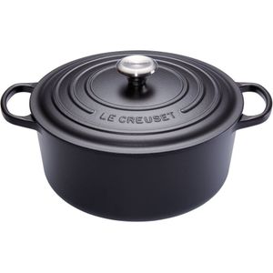 Le Creuset Braadpan Signature - Mat Zwart - ø 30 cm / 8.1 liter