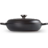 Le Creuset Campagnard Signature 'Mat Zwart' ø30cm / 3.5L