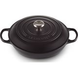 Le Creuset Campagnard Signature 'Mat Zwart' ø30cm / 3.5L