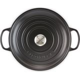 Le Creuset Campagnard Signature 'Mat Zwart' ø30cm / 3.5L