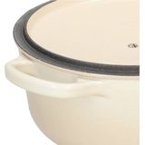 Le Creuset - Braadpan Signature - Meringue - Gietijzer - 2,4 liter