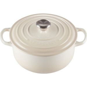 Le Creuset - Braadpan Signature - Meringue - Gietijzer - 2,4 liter