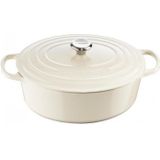 Le Creuset Signature Braadpan Ovaal, 31cm meringue