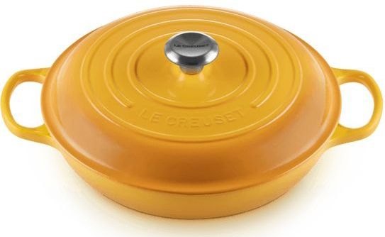 Le Creuset - Signature Campagnard Braadpan - Nectar - Gietijzer - 30 cm