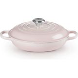 Le Creuset - Braadpan Signature - Campagnard - Shell Pink - Gietijzer
