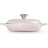 Le Creuset - Braadpan Signature - Campagnard - Shell Pink - Gietijzer
