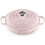 Le Creuset - Braadpan Signature - Campagnard - Shell Pink - Gietijzer