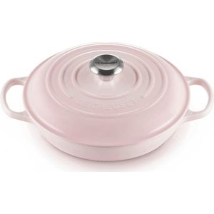 Le Creuset - Braadpan Signature - Campagnard - Shell Pink - Gietijzer