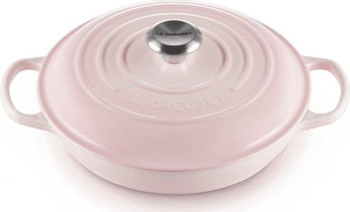Le Creuset - Braadpan Signature - Campagnard - Shell Pink - Gietijzer