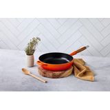 Le Creuset Hapjespan Signature - Oranjerood - Gietijzer - Ø28cm - 3,6L