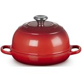 Le Creuset - Broodpan - Kersenrood - Gietijzer - Ø24cm