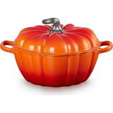 Le Creuset - Braadpan Signature - Pompoen - Oranjerood - Gietijzer - Ø 24 cm