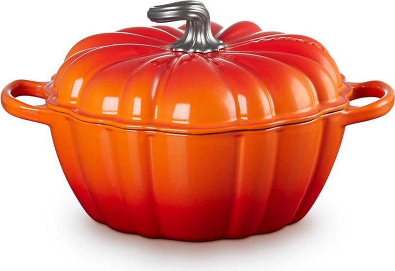 Le Creuset - Braadpan Signature - Pompoen - Oranjerood - Gietijzer - Ø 24 cm