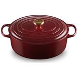 Le Creuset - Signature - Braadpan - Garnet - Gietijzer - ø 31 cm / 6.3 liter