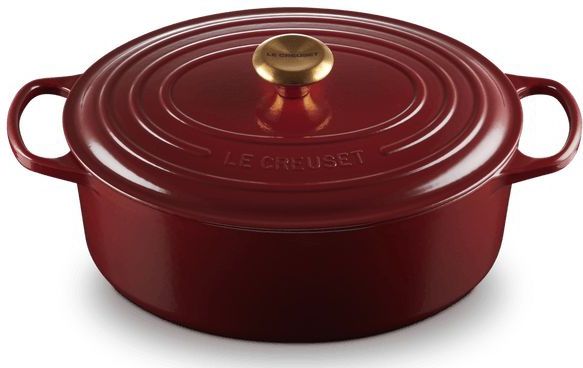 Le Creuset - Signature - Braadpan - Garnet - Gietijzer - ø 31 cm / 6.3 liter