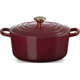 Le Creuset Braadpan Signature - Garnet - ø 20 cm - Gietijzer - 2.4 liter