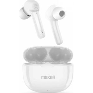 Maxell Dynamic+ draadloze hoofdtelefoon met oplaadstation Bluetooth wit (4 h, Draadloze), Koptelefoon, Wit