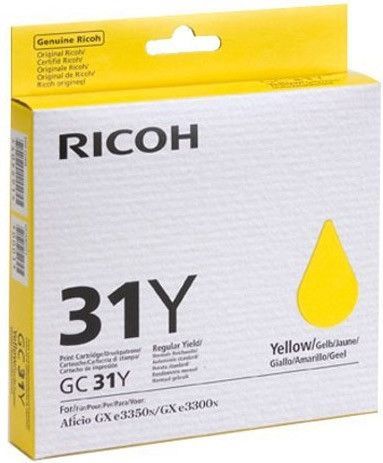Ricoh Inktcartridge GC-31Y (405691) Geel