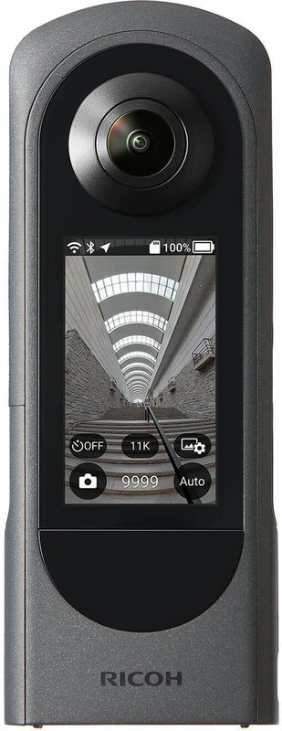 RICOH Theta X 2023 (30p, Bluetooth, WiFi), Action Cam, Zwart