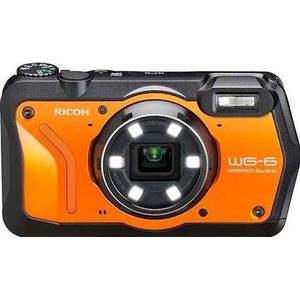 Ricoh WG-6 1/2.3 inch Compactcamera 20 MP CMOS 3840 x 2160 Pixels Zwart, Oranje