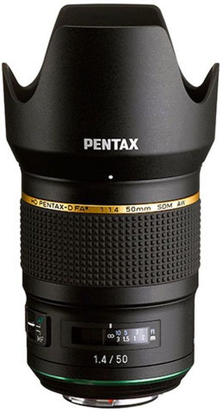 Pentax - HD FA 50mm / 1.4 SDM AW - Objectief - Zwart