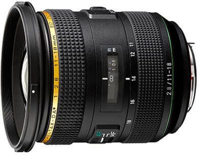 Pentax - HD DA 11-18mm/2.8 ED DC AW - Objectief - Zwart