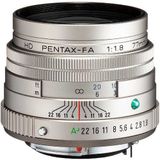 HD PENTAX-FA 77mmF1.8 Beperkte Zilveren Beperkte Middelgrote telephoto prime lens, High-performance HD coating, SP coating, Ronde diafragma, Machinaal aluminium lichaam
