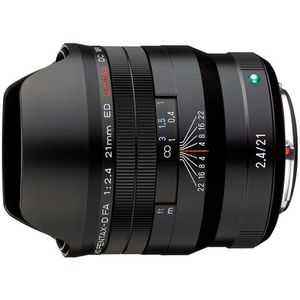 PENTAX HD D FA 21 mm f/2.4 ED Limited DC WR - Ultra-groothoeklens - Zwart - Voor Full-frame Spiegelreflex
