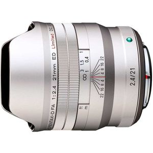 Pentax HD D-FA 21mm f/2.4 ED Limited DC WR - Objectief - Zilver