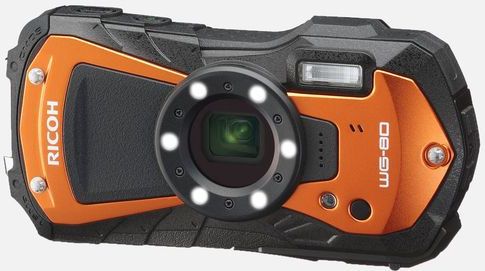 Ricoh - WG-80 - Digitale Camera - Oranje - Waterbestendig - 16 MP