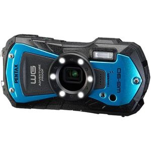 Ricoh Pentax WG-90 blauw (5 - 25 mm, 16 Mpx, 1/2,3''), Camera, Blauw