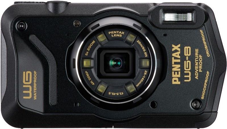 Pentax - WG-8 - Compactcamera - Zwart - 20 Megapixel
