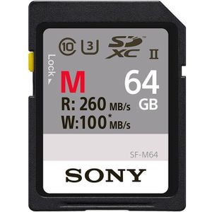 Sony Professional UHS-2 SDXC 64GB geheugenkaart Geheugen