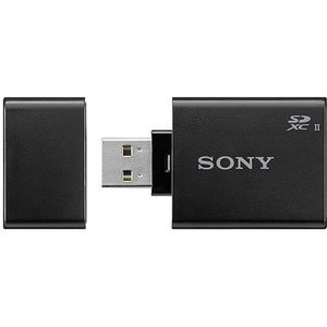 Sony MRWS1 UHS-II SD-kaartlezer (USB 3.0), Geheugenkaartlezer, Zwart
