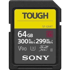 Sony Tough Professional SDXC 64 GB - CL10 UHS-II R300 W299 U3 V90